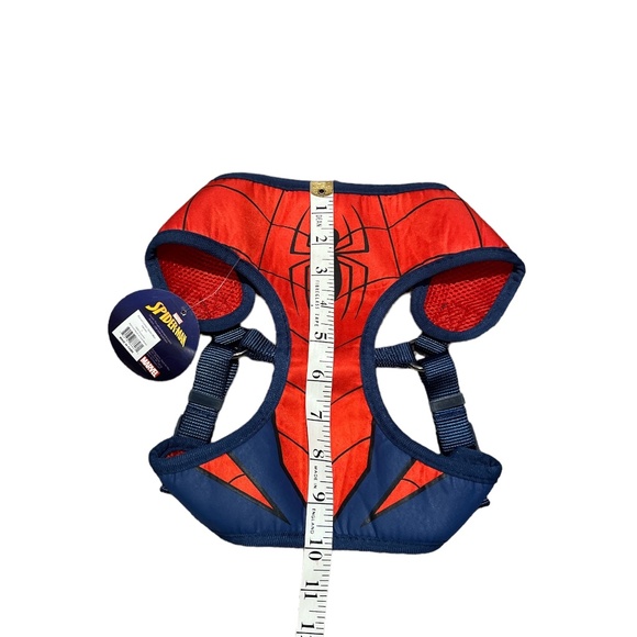 MARVEL COMICS New Spiderman Superhero Dog Harness Size Large Halloween - Picture 8 of 9